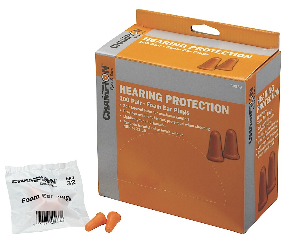 Champion Targets Molded Ear Plugs - Jimmy's Creek Firearms view 2