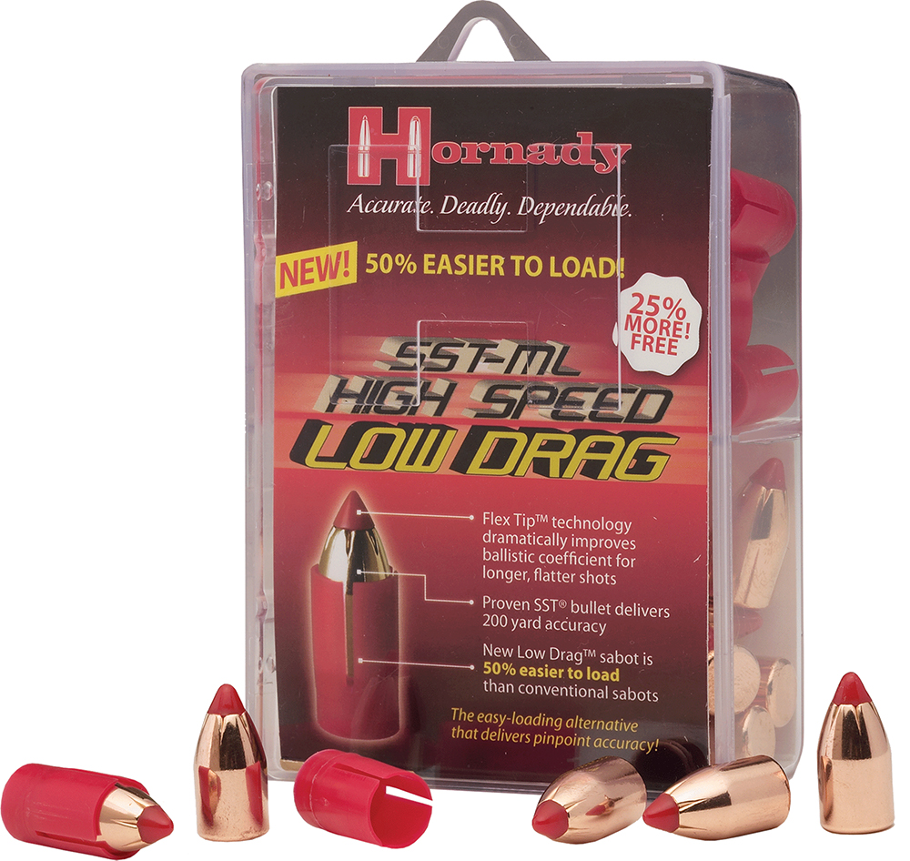 Hornady Muzzleloading Sabots with Bullets 50 Cal. 250 gr. Monoflex Low Drag 20 rd.
