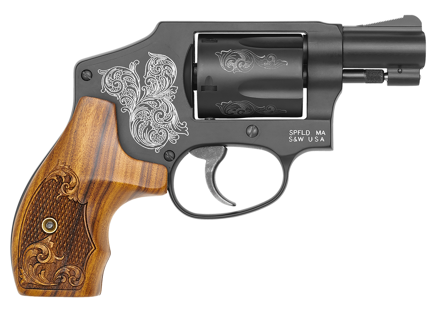 Smith & Wesson Inc. 442 Engraved 38 Spl - 2A in MD view 3