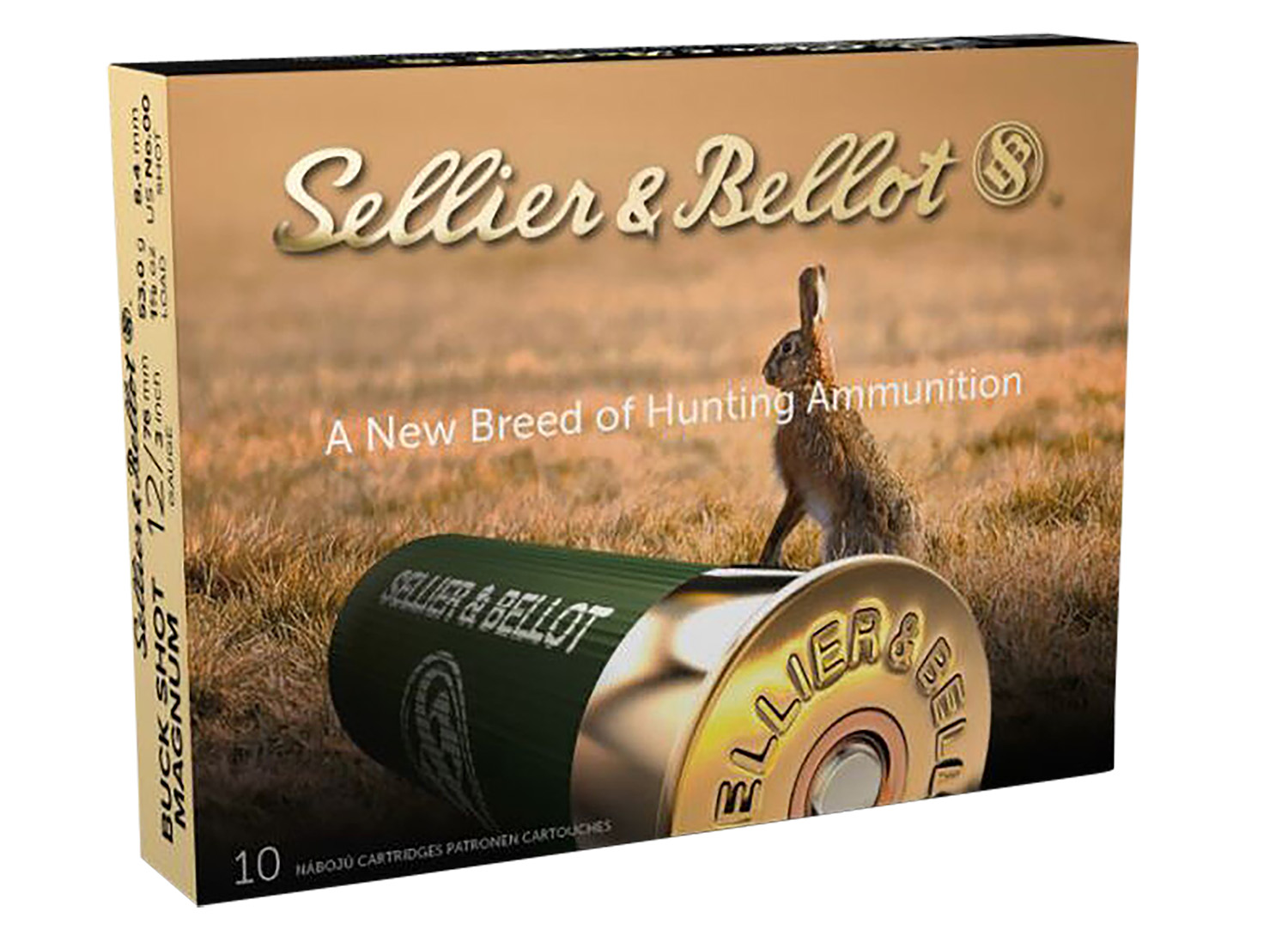 Sellier & Bellot Shotshell 12 Gauge 3" - 2A in MD view 2
