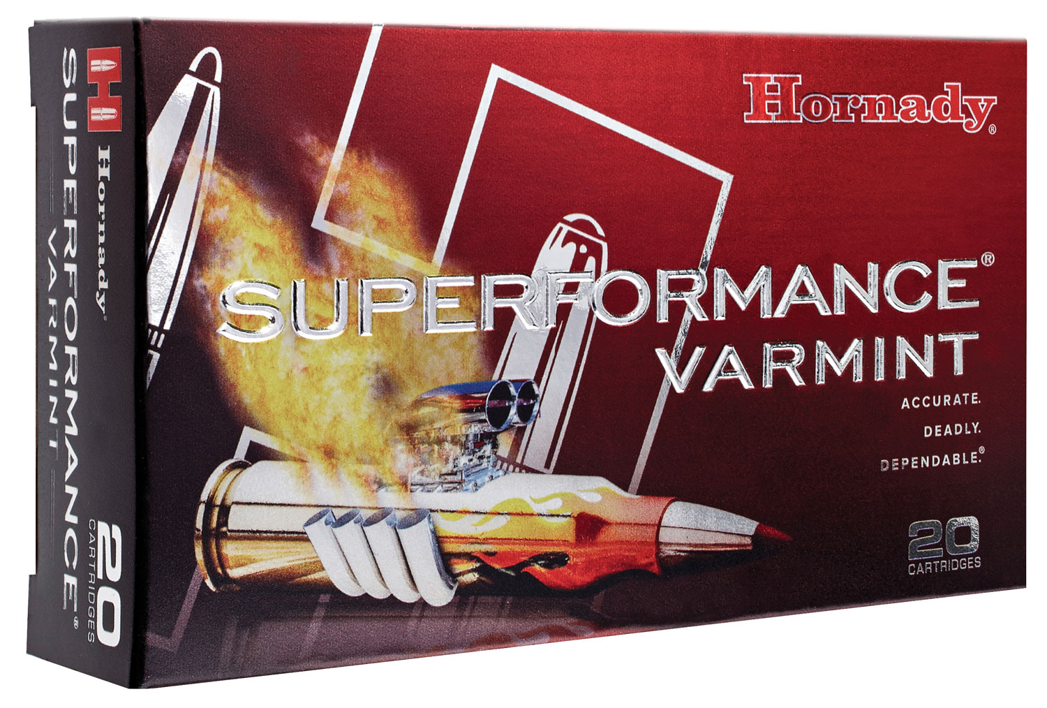 Hornady HRN 22-250 50GR SPFV V-MAX 20R 22-250 Rem - Purple M view 5