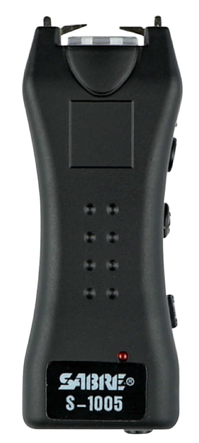 Sabre S1005BK Mini Stun Gun Black Includes Flashlight/Holster/Wrist Strap