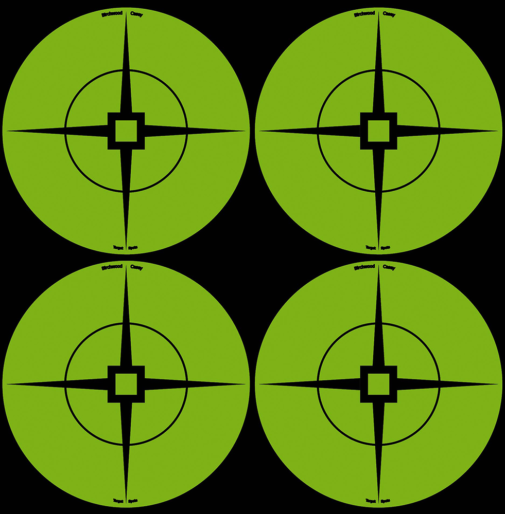Birchwood Casey 33933 Target Spots Self-Adhesive Paper Black/Green 3" Crosshair 40 Pack