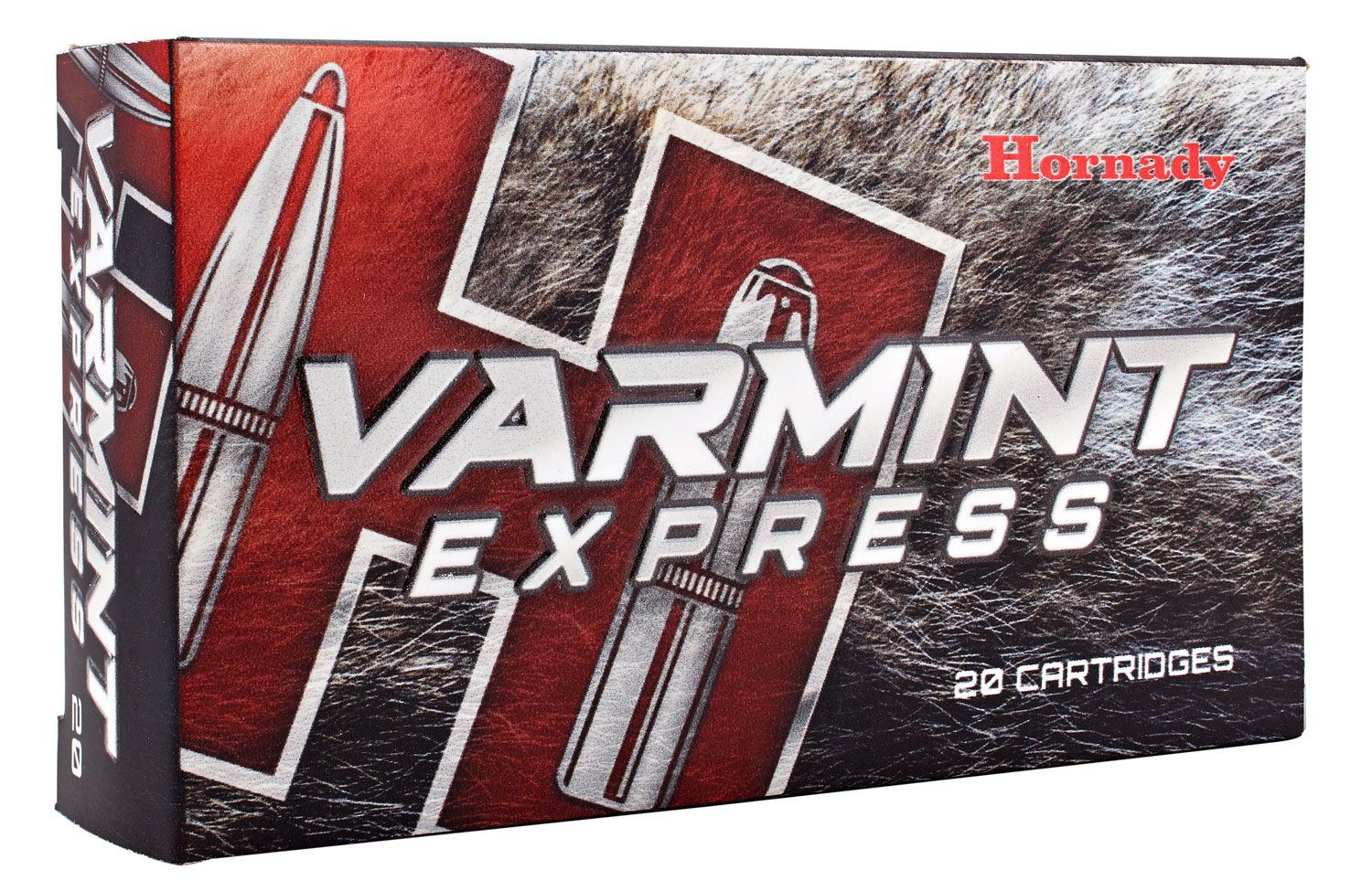 Hornady Varmint Express Rifle Ammunition .22 Hornet 35 gr V-MAX 3100 fps 25/ct