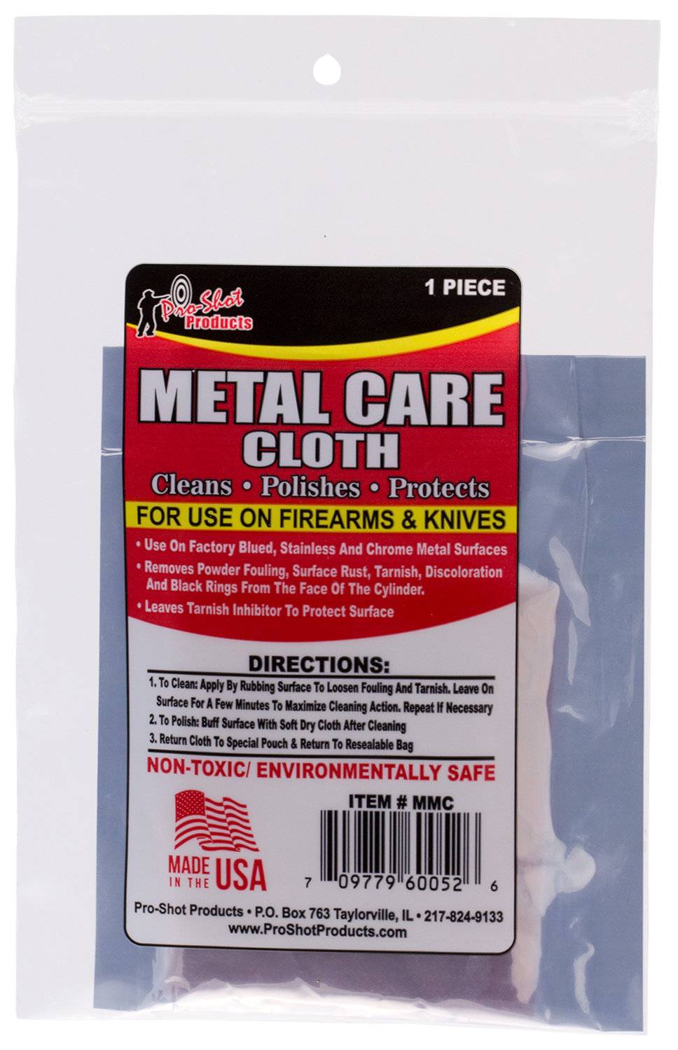 Pro-Shot Products Metal Care Cloth - 2A Gun Shop Llc view 2