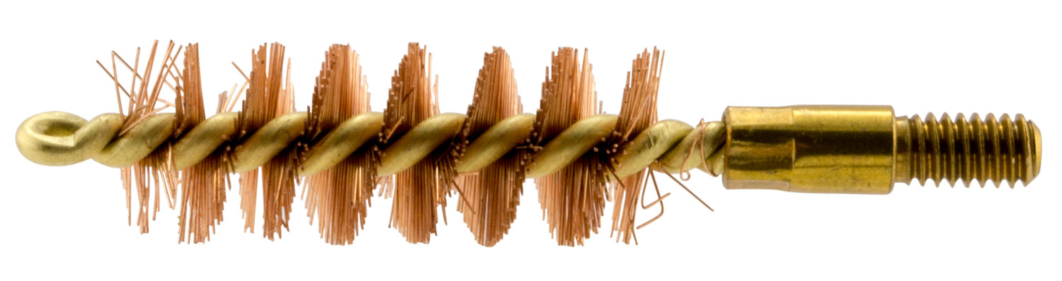 Pro-Shot 10P Bore Brush .40/ 10mm Cal Pistol #8-32 Thread Bronze Bristles Brass Core