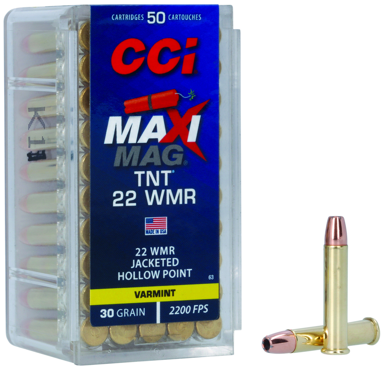 CCI Ammunition TNT 22 Win Mag - Purple Mountain Armory view 4