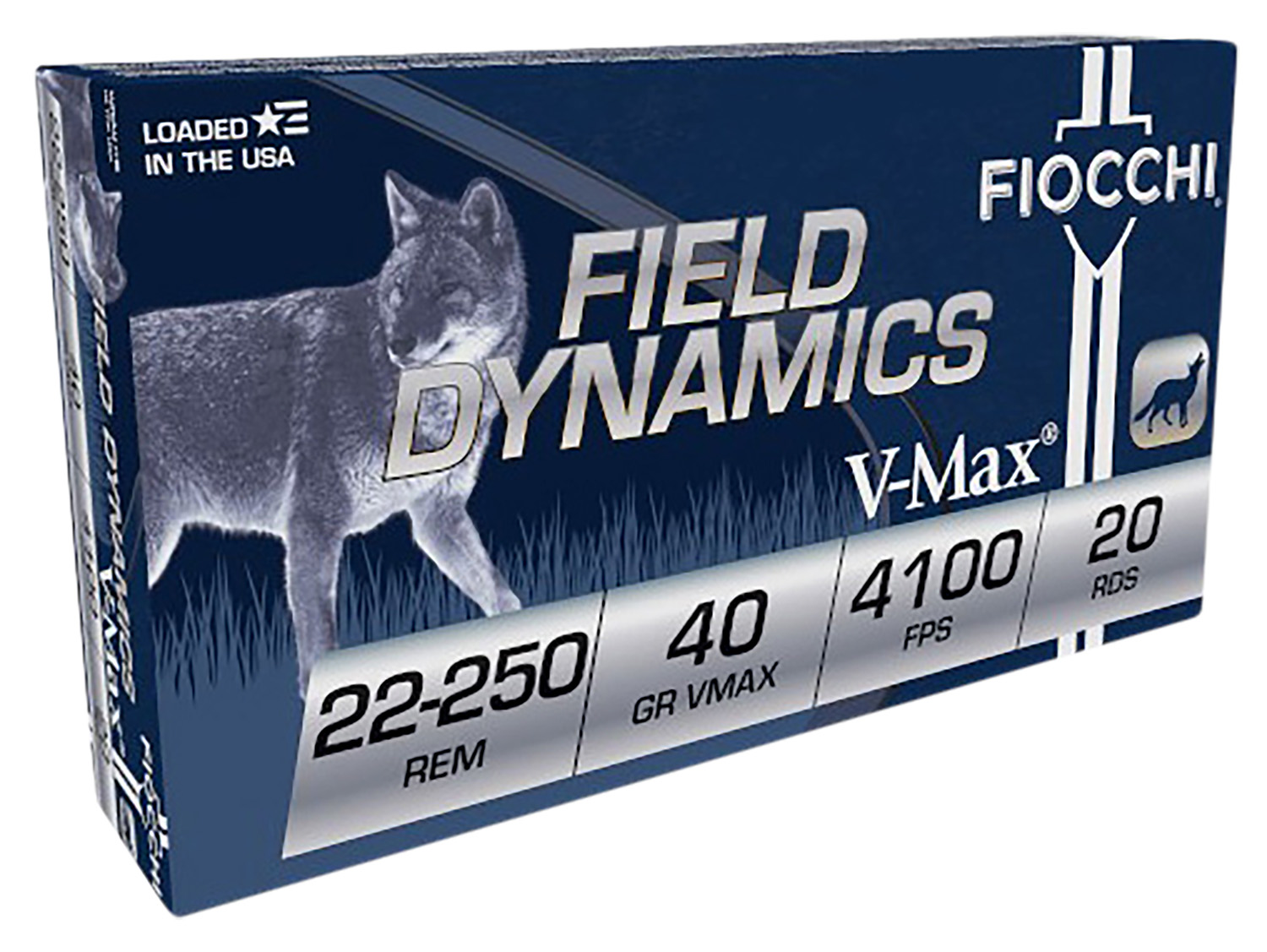 Fiocchi Ammunition 22-250 Rem - 2A in MD view 2