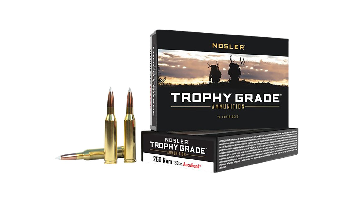 Nosler Trophy Grade 260 Remington - 2A in MD view 3