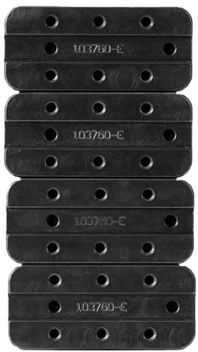 MDT INTERIOR FOREND WEIGHTS 4 PACK .52 LBS EACH BLACK