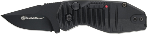 Smith & Wesson Knives 1219165 Special Ops Mini 1.90" Folding Drop Point Plain AUS-8A SS Blade Aluminum Handle