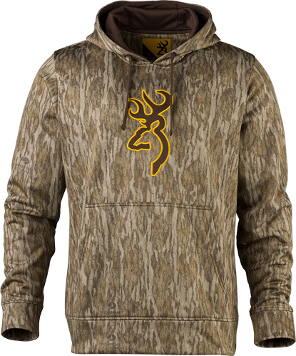 BROWNING TECH HOODIE LS MO BOTTOMLAND LARGE*