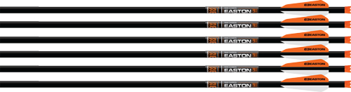 Easton 9mm Crossbow Bolts 20 in. Aluminum Insert Half Moon Nock 6 pk.
