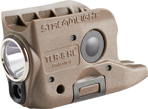 Streamlight 69351 TLR-6 HL G Gun Light Flat Dark Earth 300 Lumens White LED/Green Laser Glock 42/43/43X/48