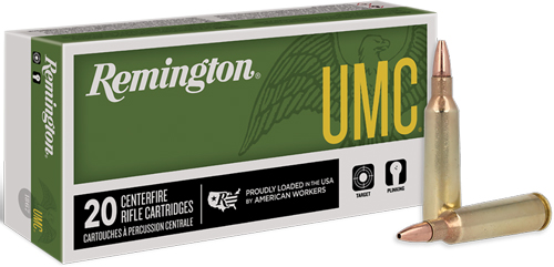 Remington Ammunition 23813 UMC 22-250Rem 50gr Jacketed Hollow Point 20 Per Box/10 Case