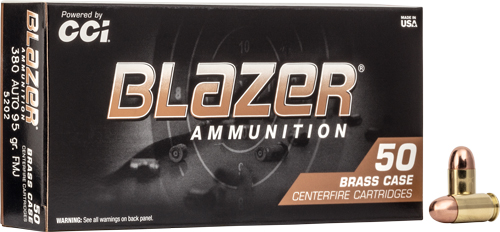 CCI Ammunition CCI 380 95GR BLZBRSS FMJ 50RD 380 Auto - Purp view 5