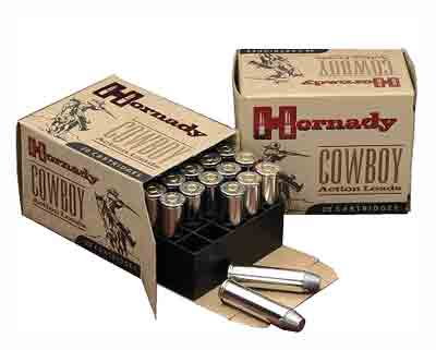 Hornady Cowboy Handgun Ammunition .45 LC 255 gr FN 725 fps 20/ct