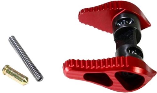 TIMBER CREEK OUTDOOR INC AMBISSR Safety Selector 45/90 Degree AR Platform Red Anodized Aluminum Ambidextrous