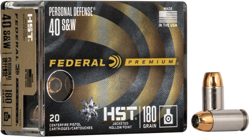 Federal Ammunition FDR 40SW 180GR HST JHP 20RD 40 S&W - Purp view 5