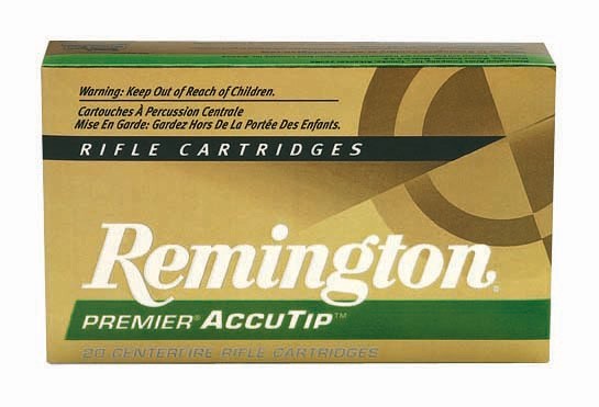 Remington Ammunition 29174 Premier Accutip-V 222Rem 50gr AccuTip V Boat Tail 20 Per Box/10 Case