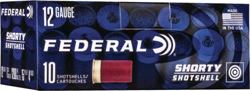 Federal SH1294B Shorty 12Gauge 1.75" 15/16oz 4BuckShot 15Pellets 10 Per Box/10 Case