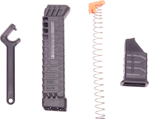 ATI 50 Rd Glock Style Magazine Adapter - Purple Mountain Arm view 2