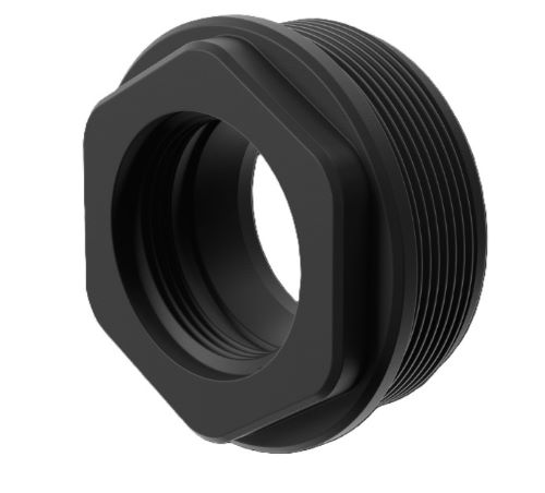Breek Arms Plan B Hub One Low Profile Universal Suppressor Mount Stainless Black