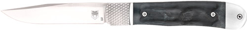 CobraTec Knives CBT TRAPPER HIDDEN RELEASE BLK - Purple Moun view 4