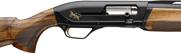 Browning Maxus II Black Gold 12 Gauge - Purple Mountain Armo view 3