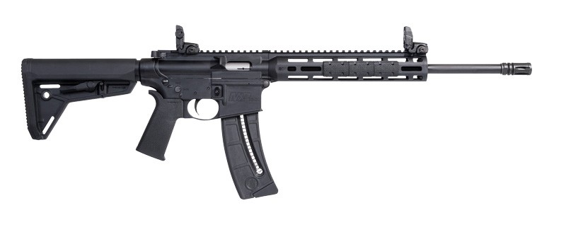Smith and Wesson M&P15-22 Sport MOE SL 22 LR - Purple Mounta view 4