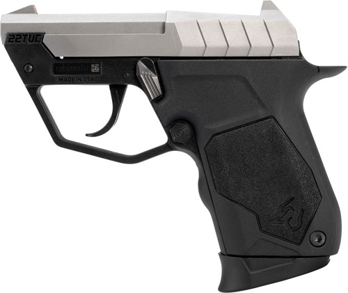 Taurus 1-22TUC139 22TUC Micro-Compact Frame 22 LR 9+1 2.50" Matte Stainless Steel Tip-Up Barrel, Matte Stainless Serrated Stainless Steel Slide, Black Polymer Frame, Black Polymer Grip