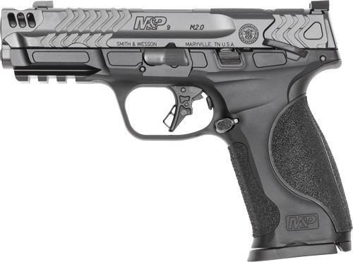 Smith & Wesson Performance Center M&P9 M2.0 Handgun 9mm Luger 10rd Magazines (2) 4.22" Comp Barrel Black