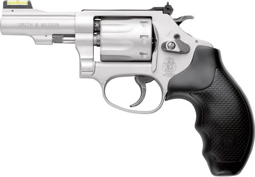 Smith & Wesson 160221 Model 317 Kit Gun *CA Compliant 22 LR 8 Shot 3" Stainless Steel Barrel, Aluminum Alloy Cylinder & J-Frame, HiViz Fiber Optic Green Front/Adjustable Rear Sights, Synthetic Grip