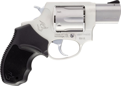 Taurus 2-85629UL 856 Ultra-Lite *CA Compliant 38 Special 6rd 2" Matte Stainless Steel Black Rubber Grip