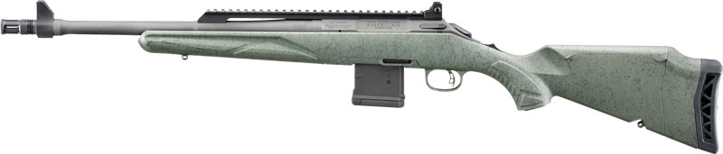 Ruger American GEN II Scout .556 Rifle - Cobalt Green | Purp view 3