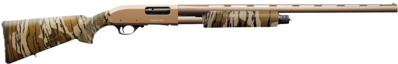Charles Daly 930315 301 12 Gauge with 24" Barrel, 3" Chamber, 4+1 Capacity, Flat Dark Earth Metal Finish & Mossy Oak Bottomland Synthetic Stock Right Hand (Full Size)