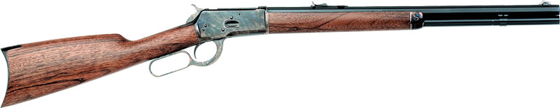 Cimarron AS611 1892 Cogburn Carbine 45 Colt (LC) 10+1 20" Blued Octagon Barrel, Color Case Hardened Receiver, Walnut Furniture