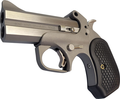 Bond Arms BARWXL Rowdy XL Rough Series 45 Colt/410 Gauge 2rd Shot 3.50" Matte Stainless Steel Frame Black Extended B6 Resin Grips Right Hand