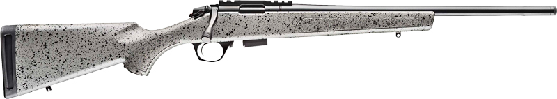 Bergara Rifles BMR003 BMR Full Size 22 WMR 5+1/10+1 18" Matte Blued Steel Threaded Barrel & Drilled & Tapped Steel Receiver, Fixed Gray/Black Speckled Synthetic Stock
