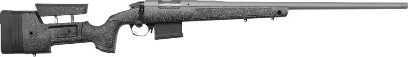 Bergara Rifles BPR20-25CM Premier HMR Pro 25 Creedmoor 5+1 24" Tactical Gray Cerakote Threaded Barrel, Tactical Gray Cerakote Drilled & Tapped Stainless Steel Receiver, Mini Chassis w/Adj Cheek & LOP
