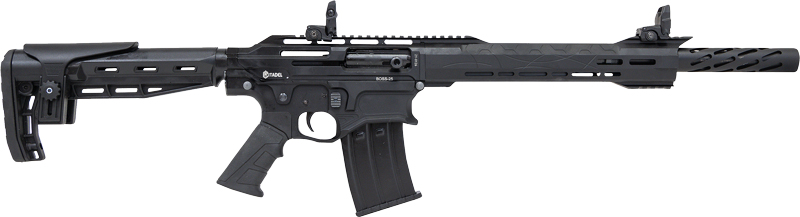 Citadel CBOSS2512CA Boss 25 *CA Compliant 12 Gauge Semi-Auto 3" 5+1 20" Matte Black Steel Barrel, Matte Black Picatinny Rail Receiver, Picatinny Rail Forend, Black Synthetic Stock, Black Polymer Grip