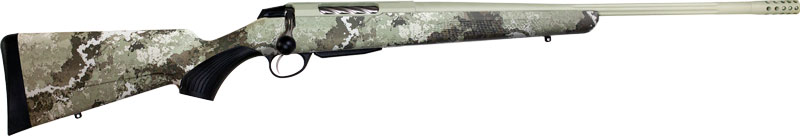 Tikka JRTXVA316 T3x Lite 308 Win 3+1 22.40" Stainless Cerakote Fluted Threaded Barrel, Drilled & Tapped Steel Receiver, Veil Alpine Fixed Synthetic Stock, Black Interchangeable Backstrap Grip