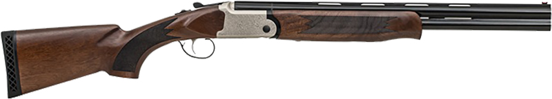Crickett KSA4320F My First Shotgun Field 20 Gauge Break Open 3" 2rd 20" Over/Under Barrel, Engraved Silver Receiver, Fixed Walnut Stock, Right Hand