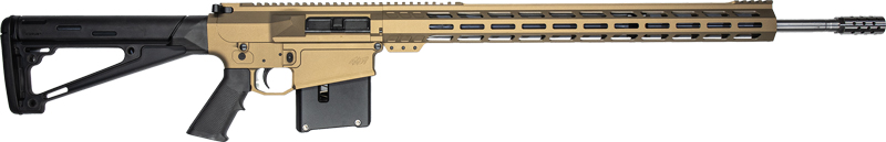 GLFA AR Long Action Rifle 6.5 PRC 5rd Magazine 24" Barrel M-LOK Handguard Bronze Cerakote