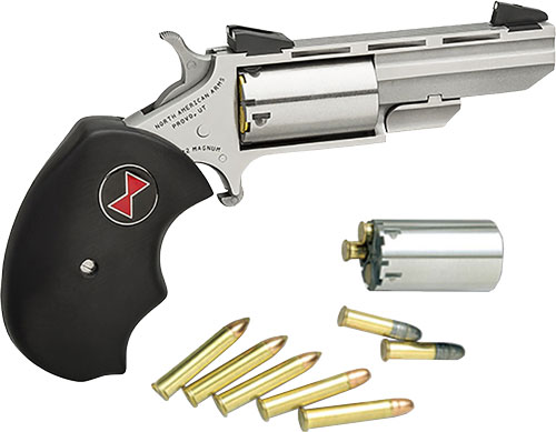 North American Arms Black Widow 22 WMR - Purple Mountain Arm view 2