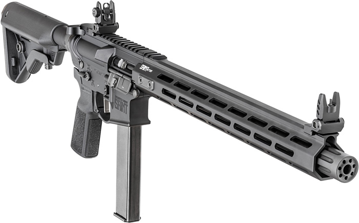 Springfield Armory USA Saint 9mm Luger - Purple Mountain Arm view 5