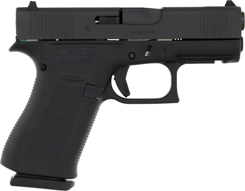 Glock 43X FR 9mm Handgun with Front Rail - Black view 2