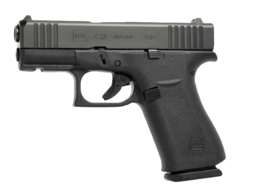 Glock 43X FR US 9mm Handgun with Front Rail - Purple Mountai view 3