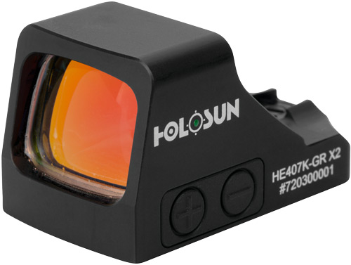 Holosun HE407KGRX2 407 Black Anodized 1 x 0.58" x 0.77" 6 MOA Green Dot