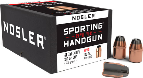 NOSLER BULLETS 41 CAL .410 210GR JHP 100CT !
